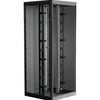 Coppia Canala Gestione Cavi Verticale 42U Nero