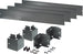 Zoccolo 600 x 600 mm per Armadi Rack Serie NextGen Nero