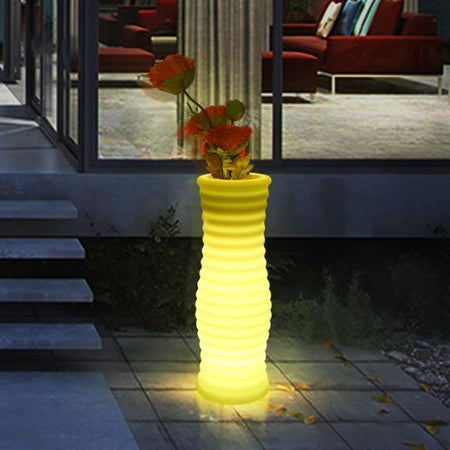 Vaso Luminoso LED RGB Multicolore IP54 con Telecomando