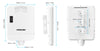 Switch Gigabit 5 porte PoE Passante / Extender 4 porte PoE+ per Esterno