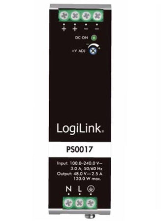 Alimentatore su Guida DIN 48V 2,5A 120W