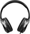 Cuffia Stereo Pieghevole con Microfono Jack 3,5 mm Nero