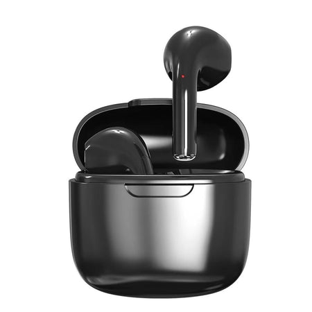 Auricolari Wireless BT v5.1 con Custodia di Ricarica 2 in 1 Nero