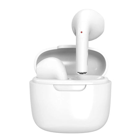 Auricolari Wireless BT v5.1 con Custodia di Ricarica 2 in 1 Bianco