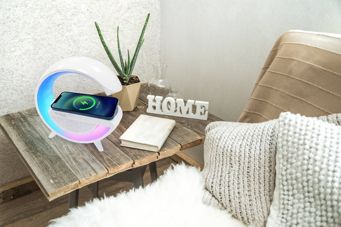 Altoparlante Bluetooth v5.3 con Luce LED e Ricarica Wireless, TX-264