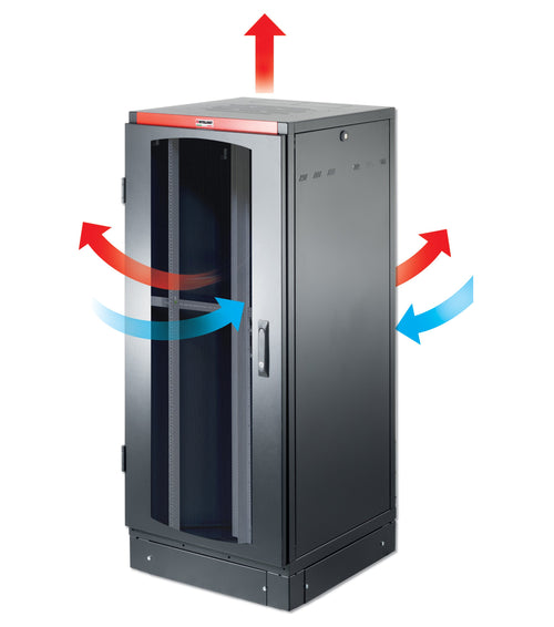 Armadio Server Rack NextGen 1000 19'' 600x1000 47U Nero Porta Grigliata