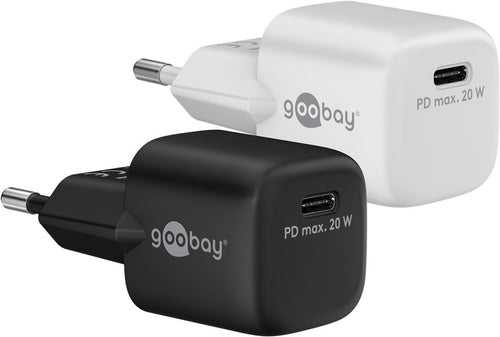 Alimentatore Caricatore Rapido USB-C&trade PD GaN Nano 20W 3A Nero