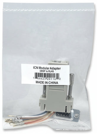 Adattatore Modulare DB 9p.F / RJ45 8 fili