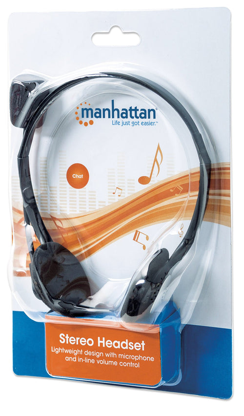 Cuffie Stereo con Microfono e Regolazione del Volume