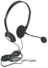 Cuffie Stereo con Microfono e Regolazione del Volume