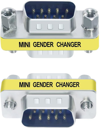 Mini Gender Changer Standard DB 9 poli M/M