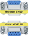Mini Gender Changer Standard DB 9 poli F/F