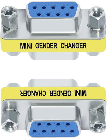 Mini Gender Changer Standard DB 9 poli F/F