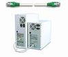 Cavo di rete Patch Cross in Rame Cat. 5e Verde/Grigio SF/UTP 1 mt