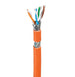 Bobina S/FTP, 4 coppie, Cavo Cat.7 1000 MHz Rame 500m Rigido Arancione