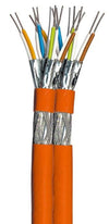 Matassa S/FTP, 4 coppie, Cavo Cat.7 Rame 100m Rigido PIMF Arancione