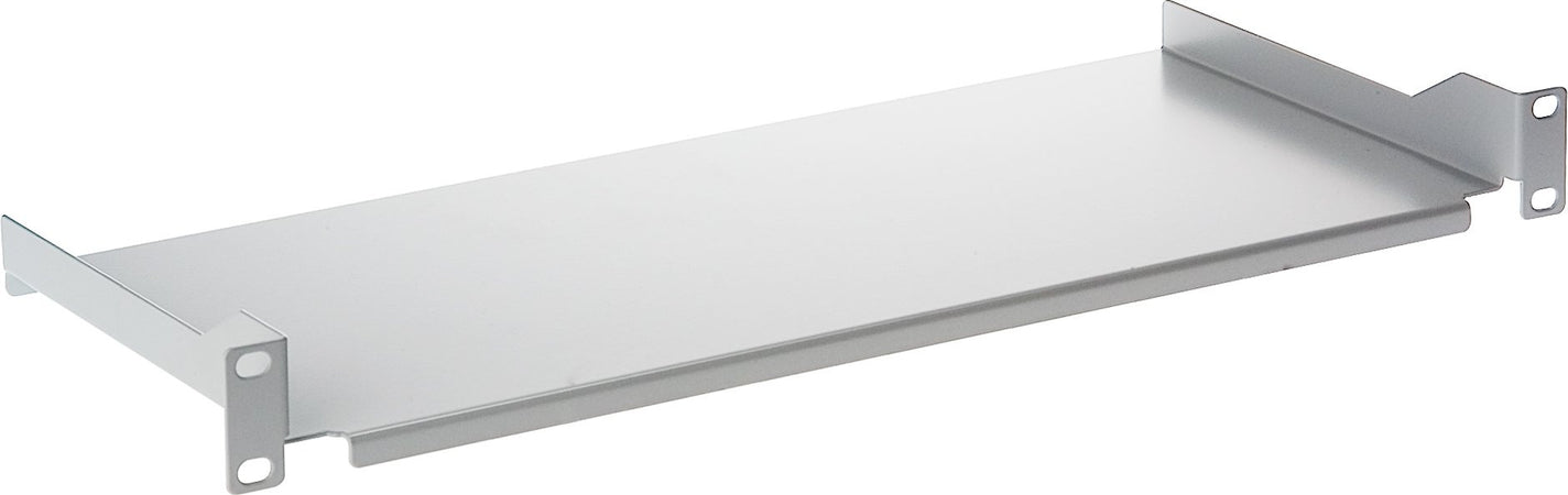 Mensola per Rack 19'' 200 mm 1U Grigia 2 punti