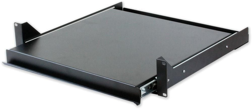 Mensola Estraibile per Rack Porta Tastiera 2U Nera