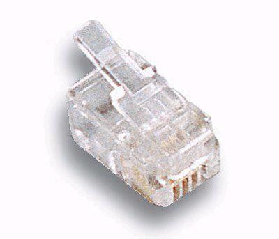 Plug Telefonico Maschio 4 poli 4 contatti