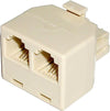 Accoppiatore telefonico duplex 6P6C M a 2x 6P4C F