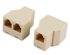 Accoppiatore telefonico 2x 6P6C F a 6P6C F
