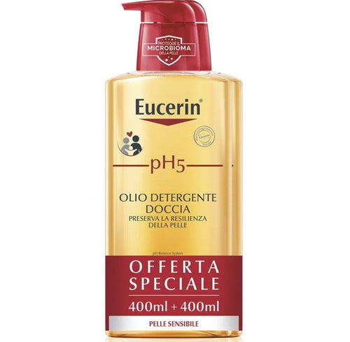 Eucerin ph5 olio doccia 400ml+400ml bipacco