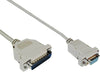 Cavo null modem 25 DB Maschio 9 DB Femmina 1,80 mt