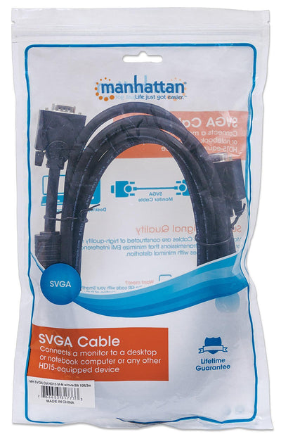 Cavo Prolunga SVGA M/F con ferrite da 1,8 m