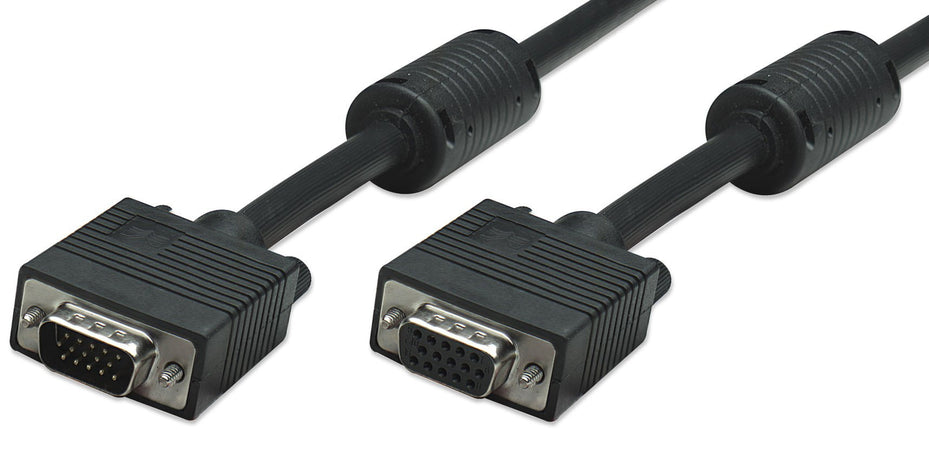 Cavo Prolunga SVGA M/F con ferrite da 5 m