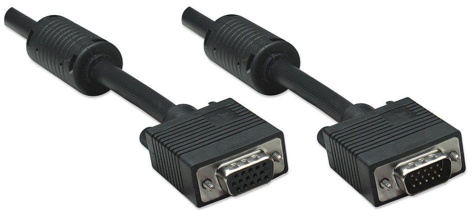 Cavo Prolunga SVGA M/F con ferrite da 5 m