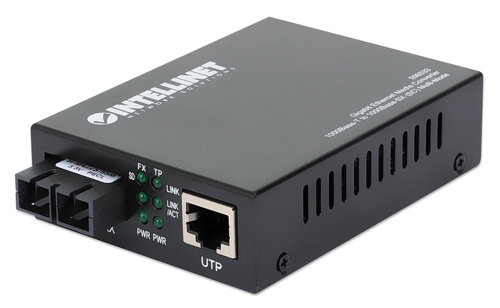 Convertitore RJ45 - Fibra SC GigaBit