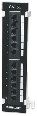 Pannello Patch 12 Porte UTP Cat5e Installazione a Muro
