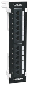 Pannello Patch 12 Porte UTP Cat5e Installazione a Muro