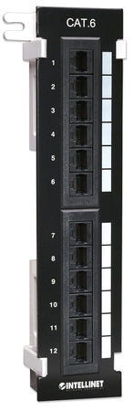 Pannello Patch 12 Porte UTP Cat6 Installazione a Muro