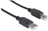 Cavo USB 2.0 A maschio/B maschio 1.8m Nero
