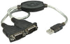 Convertitore da USB a 2 porte seriali