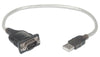 Convertitore Adattatore Manhattan da USB a Seriale 45cm in Blister