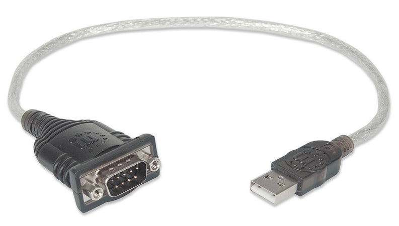 Convertitore Adattatore Manhattan da USB a Seriale 45cm in Blister