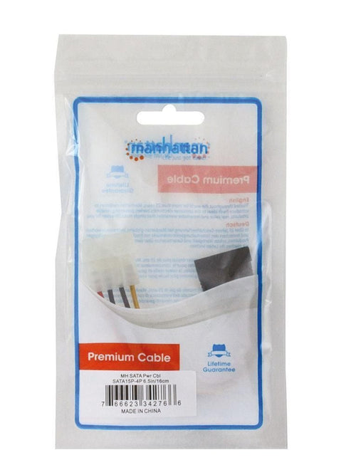 Cavo alimentazione SATA Molex 4pin M/SATA 15pin F