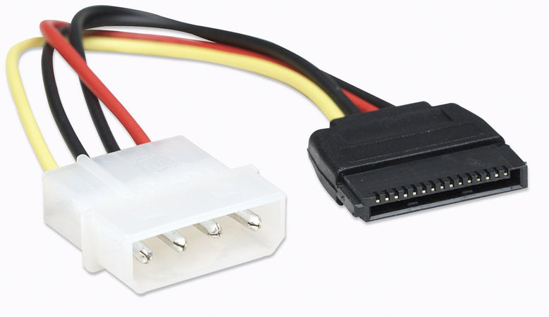 Cavo alimentazione SATA Molex 4pin M/SATA 15pin F