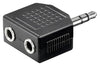 Adattatore Audio 3.5mm Stereo 1M/2F