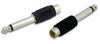Adattatore Audio 6.3mm Mono Maschio a RCA Femmina
