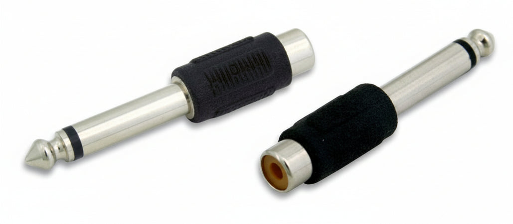 Adattatore Audio 6.3mm Mono Maschio a RCA Femmina