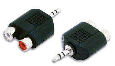 Adattatore Audio 3.5mm Maschio a 2 RCA Stereo Femmina