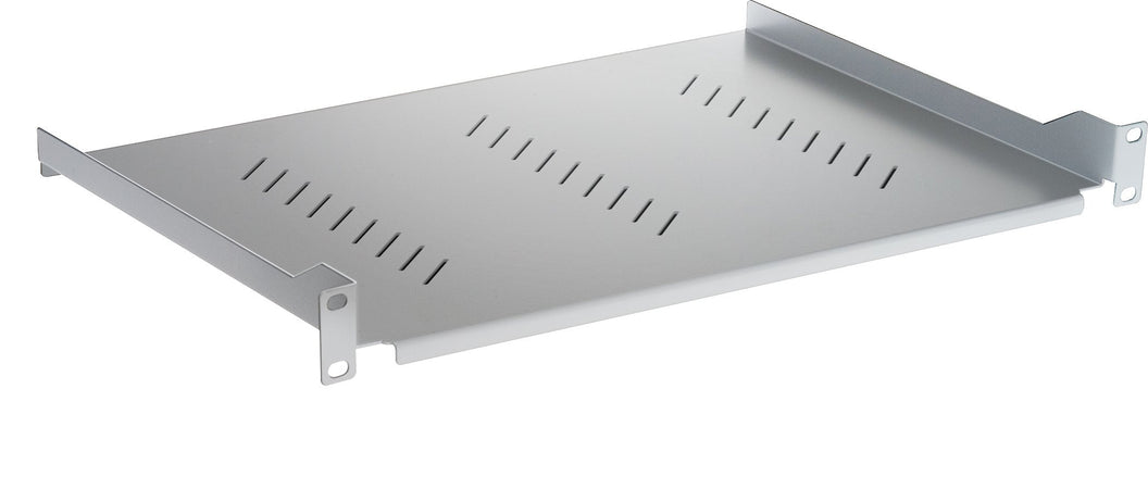Mensola per Rack 19'' 350 mm 2U Grigia 2 punti