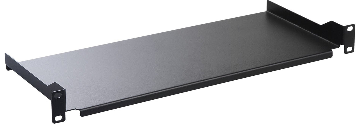Mensola per Rack 19'' 200 mm 1U Nera 2 punti