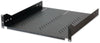 Mensola per Rack 19'' 600 mm 2U Nera 4 punti