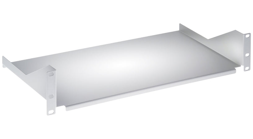 Mensola per Rack 19'' 250 mm 2U Grigia 2 punti