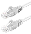 Cavo di rete Patch in Rame Cat. 5e Bianco UTP 3 m