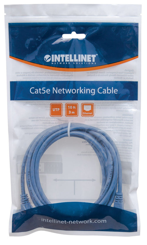 Cavo di rete Patch in Rame Cat. 5e Blu UTP 2 m